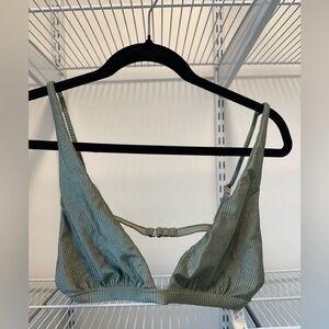 Aerie ribbed bikini top size M NWT